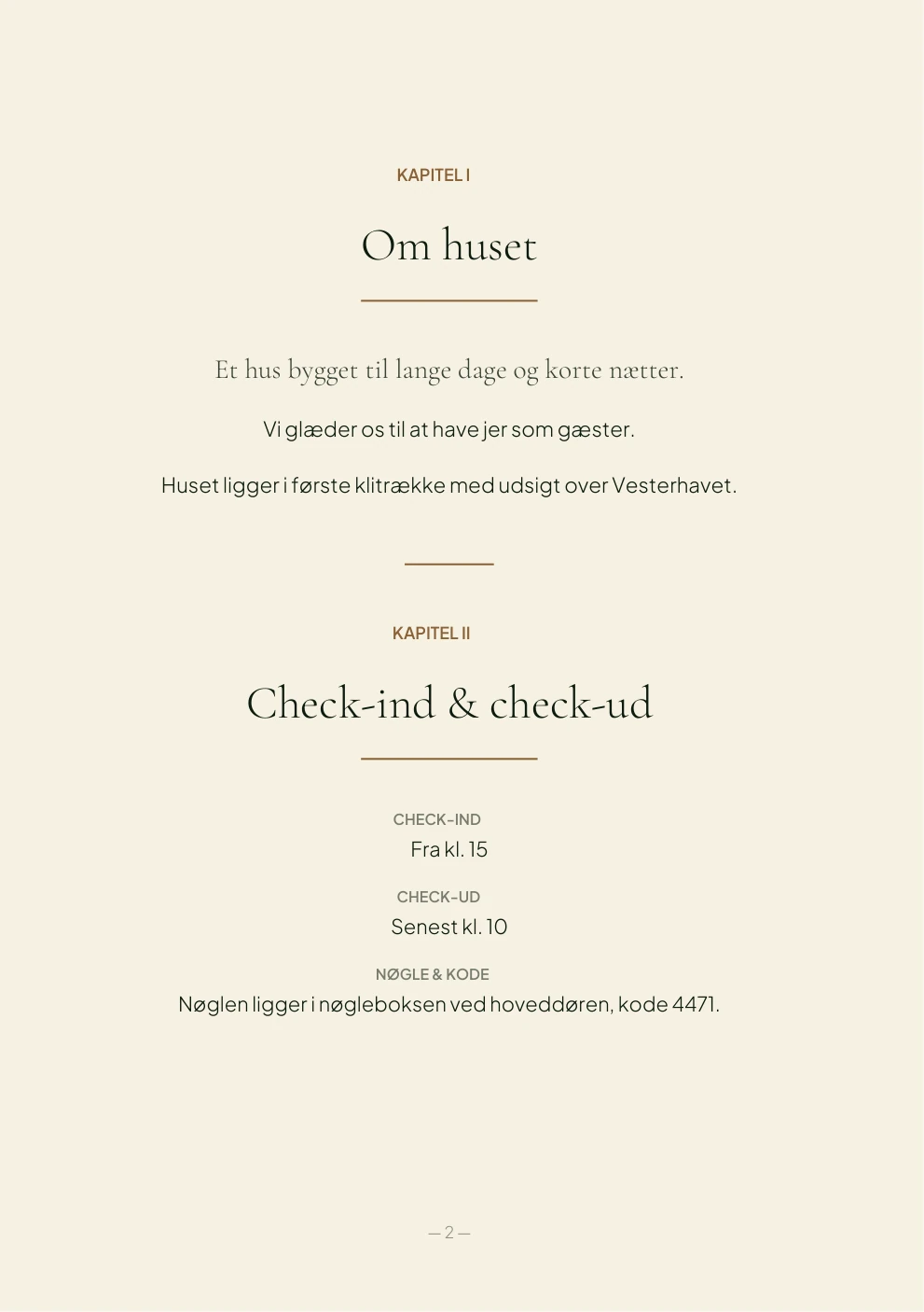 Om huset